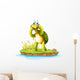 Smiling Turtle Wall Decal
