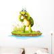 Smiling Turtle Wall Decal