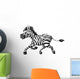 A Zebra Running 