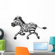 A Zebra Running 