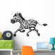 A Zebra Running 