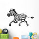 A Zebra Running 