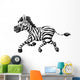 A Zebra Running 