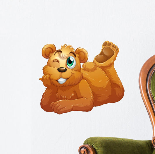 A brown bear Wall Decal