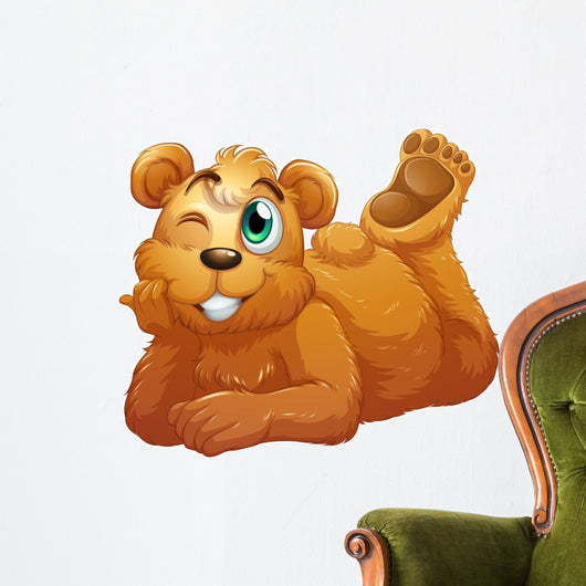 A brown bear Wall Decal