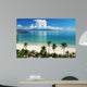 Beach Scene, Tropics, Pacific ocean Wall Mural