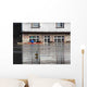 Canoeist Paddles past Flooded Wall Decal