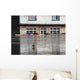 Canoeist Paddles past Flooded Wall Decal