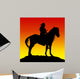 Native American Sunset Wall Mural