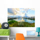 Miami dock at sunset Wall Mural
