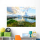 Miami dock at sunset Wall Mural