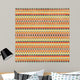 Seamless Geometric Triangle Wall Decal