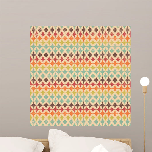 Seamless Geometric Abstract Wall Decal