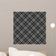 Black & white seamless tartan pattern 