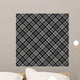 Black & white seamless tartan pattern 