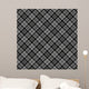 Black & white seamless tartan pattern 
