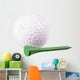 Tee and ball Wall Decal