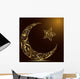 Calligraphy Moon and Star 