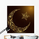 Calligraphy Moon and Star 