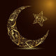 Calligraphy Moon and Star 