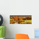 Autumn coloured trees Wall Mural