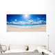 tropical beach and sea - landscape Wall Mural