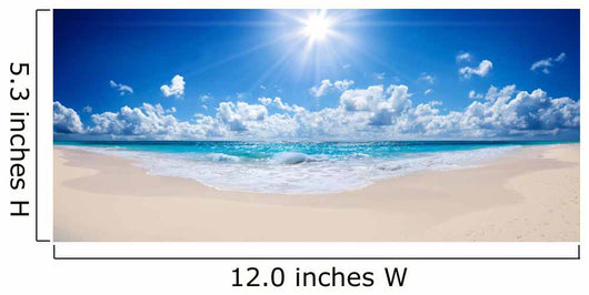tropical beach and sea - landscape Wall Mural