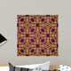 Seamless Yellow and Violet Wall Decal