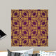 Seamless Yellow and Violet Wall Decal