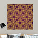 Seamless Yellow and Violet Wall Decal