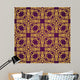 Seamless Yellow and Violet Wall Decal