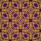 Seamless Yellow and Violet Wall Decal