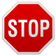 Stop Sign Wall Decal