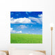 Green Field Wall Decal Design 1
