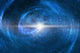 Time and space travel concept abstract background 