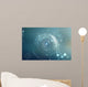 Abstract circular science fiction futuristic background Wall Mural