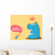 Valentines day - cute pair of animals Wall Decal