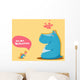 Valentines day - cute pair of animals Wall Decal