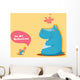Valentines day - cute pair of animals Wall Decal