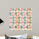 Seamless Triangle Pattern Vector Wall Decal