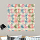 Seamless Triangle Pattern Vector Wall Decal