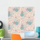 Seamless Floral Pattern Wall Decal Design 6