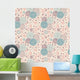 Seamless Floral Pattern Wall Decal Design 6