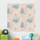 Seamless Floral Pattern Wall Decal Design 6