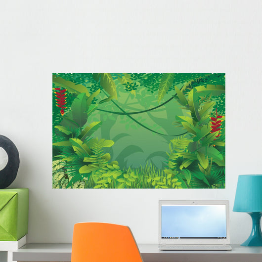 exotic tropical forest 