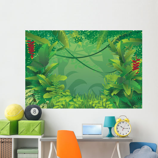 exotic tropical forest 