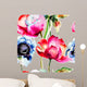 Seamless Pattern with Beautiful Wall Decal Design 2