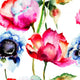 Seamless Pattern with Beautiful Wall Decal Design 2