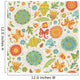 Seamless Summer Pattern with Wall Decal