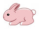 Cute Easter Rabbit Wall Decal